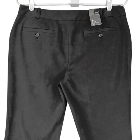 Mossimo Women's Modern Fit Mid Rise Black Stretch Bootcut Pants Size 8 NWT - Picture 5 of 10